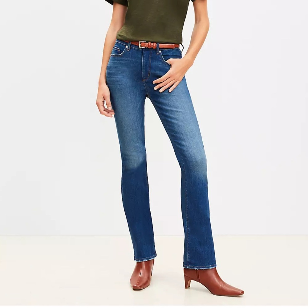 LOFT Mid Rise Boot Jean